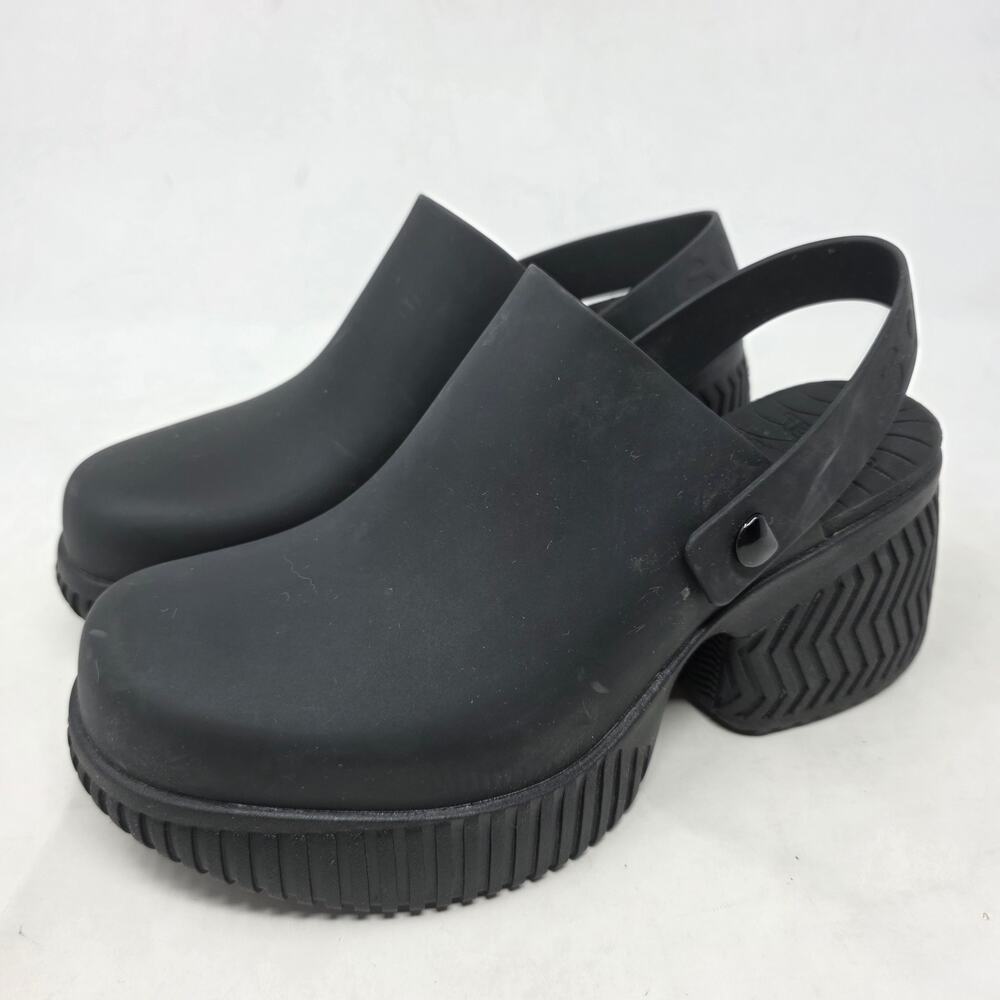 Sorel VIIBE Black Slingback Comfort Clogs Platform Women's US 9